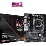 ASRock B650M PG Lightning | AMD AM5 Micro-ATX Motherboard with DDR5 & PCIe 5.0