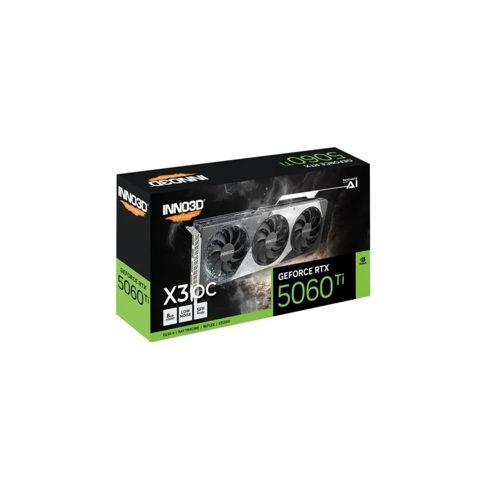 INNO3D GeForce RTX 5060 Ti X3 OC 8GB GDDR7 | Overclocked Gaming Graphics Card - Image 3
