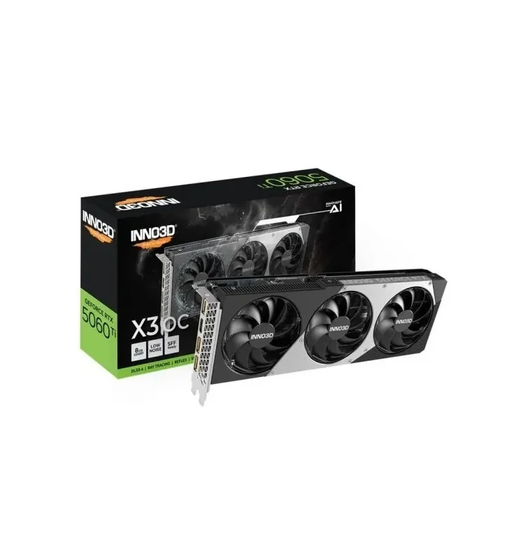 INNO3D GeForce RTX 5060 Ti X3 OC 8GB GDDR7 | Overclocked Gaming Graphics Card