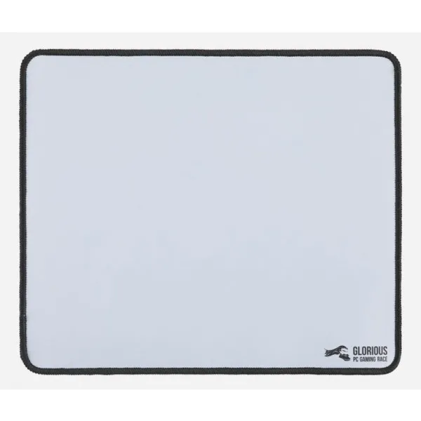 Glorious XL Gaming Mouse Pad 16"x18" – White Edition | Extra-Large Gaming Desk Mat