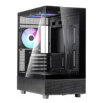 Lucid 04 Micro-ATX PC Case – Panoramic 270° Glass Field of View