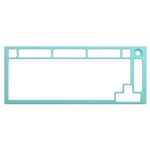 Glorious GMMK Pro 75% Alternative Top Frame – Aqua Blue | Custom Mechanical Keyboard Upgrade