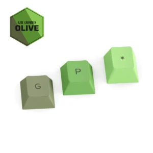 Glorious PBT Keycaps – Olive | Mechanical Keyboard Upgrade