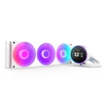 NZXT Kraken RGB Elite 360 V2 White – Premium 360mm AIO Liquid Cooler with RGB