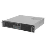 SilverStone RM23-502-MINI 2U Micro-ATX Rackmount Server Chassis – Dual 5.25" Bays, USB 3.1 Gen1