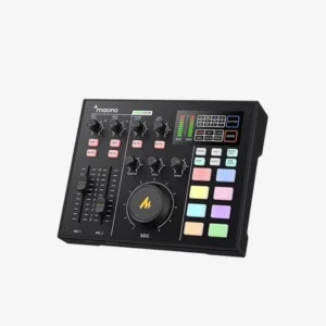 MAONO AU-AM100 Podcaster Mixer | All-in-One Audio Interface for Streaming & Recording