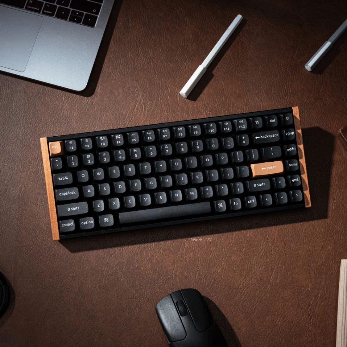 Keychron K2 HE Wireless Mechanical Gaming Keyboard | Arabic Layout, Magnetic Switch - Black (Special Edition) - Image 3