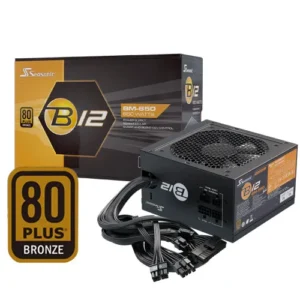 Seasonic B12 BM-650 – 650W 80 Plus Bronze Semi-Modular Power Supply – Black