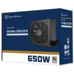SilverStone Strider 650 EFA – 650W ATX Power Supply, 80 PLUS 230V EU Certified