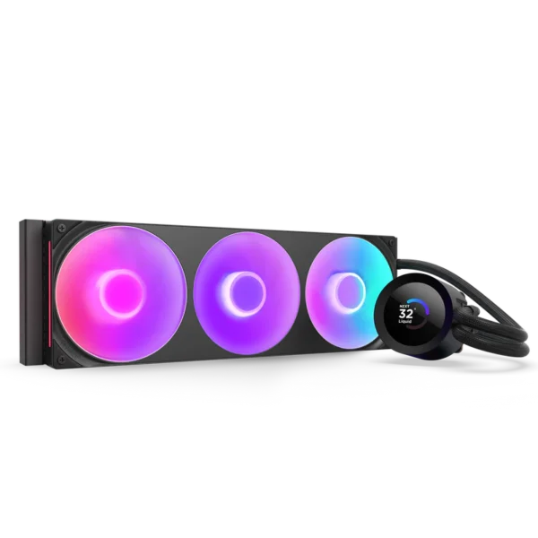 NZXT Kraken Plus 360 RGB V2 Black Cooler | High-Performance AIO Liquid Cooling