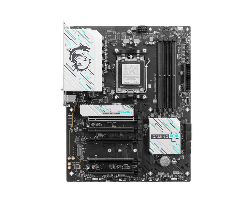 MSI B840 GAMING PLUS WIFI | ATX Motherboard with DDR5, PCIe 5.0, WiFi 7 & Intel 15th/14th Gen Support - Image 2