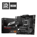 MSI PRO B650M-A WIFI | Micro-ATX Motherboard with DDR5, PCIe 4.0, WiFi 6E & AMD Ryzen 7000 Support