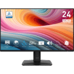 MSI PRO MP242A E2 | 24-Inch Full HD IPS Monitor with 75Hz, 5ms Response & HDMI/VGA