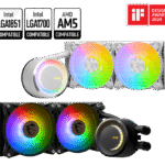 MSI MAG CORELIQUID E240 WHITE | 240mm All-in-One CPU Liquid Cooler with ARGB Pump & White Radiator