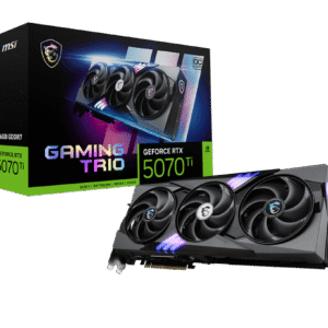 MSI RTX 5070 Ti 16G GAMING TRIO OC | 16GB GDDR6 Gaming Graphics Card with Triple-Fan Cooling & Factory OC