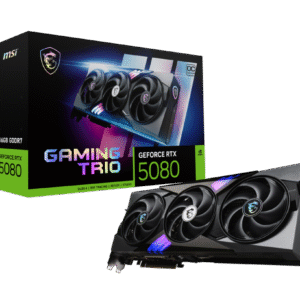 MSI RTX 5080 16G GAMING TRIO OC | 16GB GDDR6X Gaming Graphics Card with Triple-Fan Cooling & Factory OC