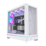 Montech HS01 Pro White | Mini-ITX / Micro-ATX PC Case with Tempered Glass & High-Airflow Design