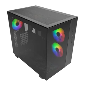 Montech King 65 Pro Black | Mid-Tower PC Case with Tempered Glass, RGB Support & Efficient Airflow