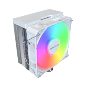 Montech NX400 ARGB White | CPU Cooler with ARGB Lighting & High-Performance Cooling