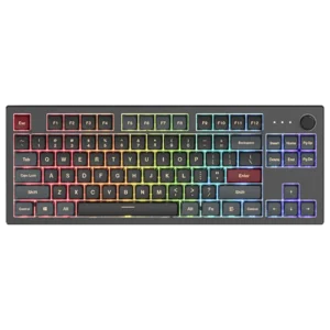 Mkey Darkness Brown 85 Key | Mechanical Keyboard with Brown Switches & Compact Layout