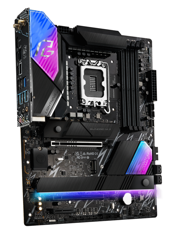 ASRock Z890 Lightning WiFi | Intel 800 Series ATX Motherboard with DDR5, PCIe 5.0 & WiFi 7 - Image 2
