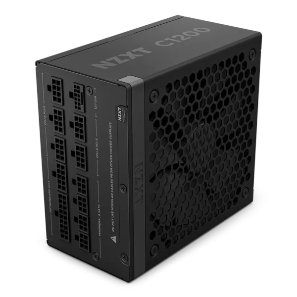 NZXT 3.1 ATX 1200W 80 Plus Gold Full Modular Black PSU | High-Efficiency Modular Power Supply