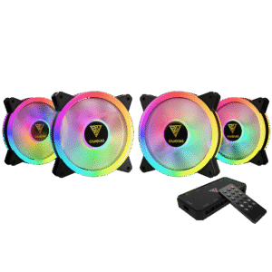 GAMDIAS AEOLUS M2-1204R 3-Pack Cooling Fan | High-Performance 120mm PC Fans