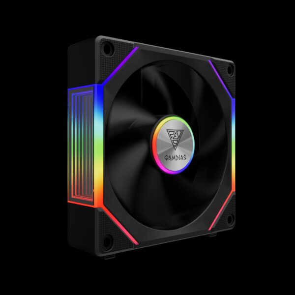 GAMDIAS AEOLUS P2-1203 Cooling Fan | High-Performance 120mm PC Fan - Image 3
