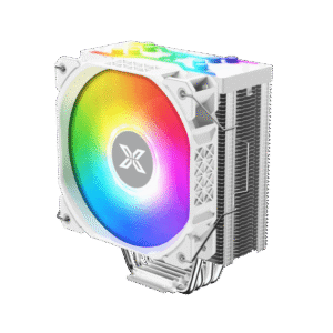 Xigmatek Air Killer Pro Arctic CPU Air Cooler | White, ARGB Top Cover, X22A Arctic Fan & Reinforced Plastic Steel Backplate