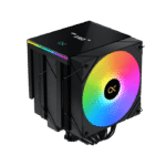 Xigmatek AK6 Dual Digital CPU Air Cooler | ARGB LED, Digital Top Cover, Dual PWM Fans & Intel Backplate