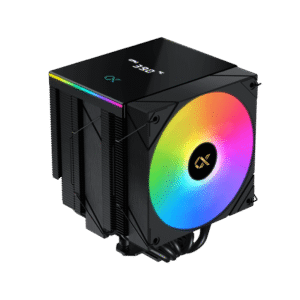 Xigmatek AK6 Dual Digital CPU Air Cooler | ARGB LED, Digital Top Cover, Dual PWM Fans & Intel Backplate