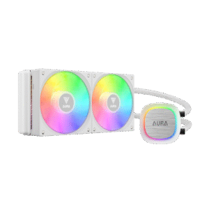 GAMDIAS AURA GL240 V2 White Liquid Cooler | 240mm ARGB AIO CPU Cooling System