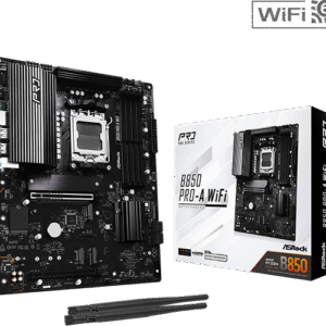 ASRock B850 PRO-A WiFi | AMD AM5 ATX Motherboard with DDR5, PCIe 5.0 & WiFi