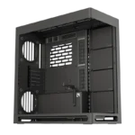 HAVN HS 420 VGPU Edition | ATX Mid-Tower PC Case in Black with Hybrid Design, VGPU Support & 420mm Radiator Compatibility