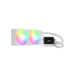 GAMDIAS CHIONE E4-240 White Liquid Cooler | 240mm ARGB AIO CPU Cooling System