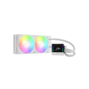 GAMDIAS CHIONE E4-240 White Liquid Cooler | 240mm ARGB AIO CPU Cooling System