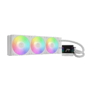 GAMDIAS CHIONE E4-360 White Liquid Cooler | 360mm ARGB AIO CPU Cooling System
