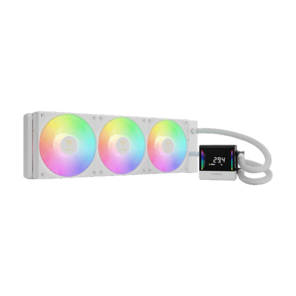 GAMDIAS CHIONE E4-360 White Liquid Cooler | 360mm ARGB AIO CPU Cooling System