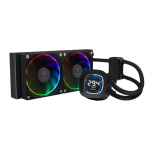 GAMDIAS CHIONE M4-240 Black Liquid Cooler | 240mm ARGB AIO CPU Cooling System