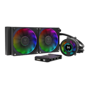 GAMDIAS CHIONE P3-240U AIO Liquid Cooler | 240mm ARGB Display CPU Cooling System