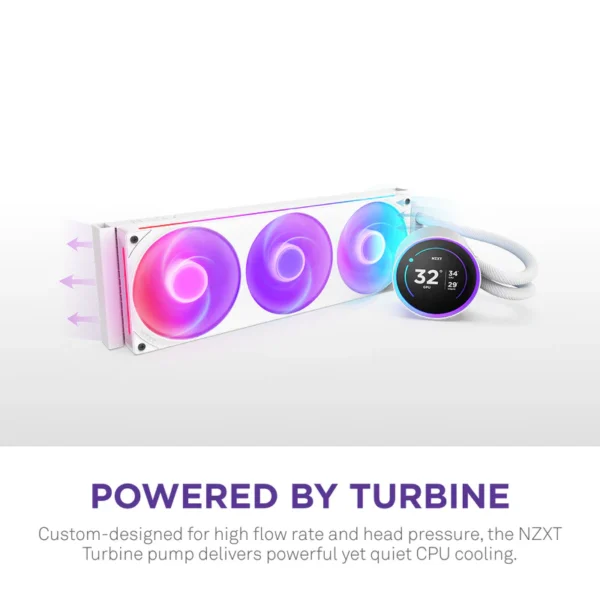 NZXT Kraken Elite 360mm BL RGB 2024 Cooler with Controller | High-Performance AIO Liquid Cooling - Image 2