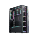 Xigmatek Elysium II Super E-ATX Case | Triple Tempered Glass, 16x ARGB Fans & Dual Galaxy II Fan Control Boxes