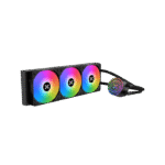 Xigmatek FENIX 360 AIO Liquid Cooler | Black 360mm Radiator, ARGB Pump Head, PWM Fans & ARGB Controller
