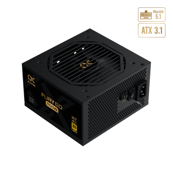 Xigmatek Fury 1100W Gold Power Supply | Full Modular, 80 Plus Gold, Gen 5 Ready, 120mm FDB Fan