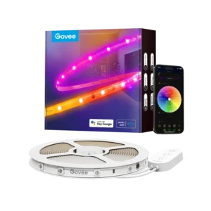 Govee Wi-Fi RGBIC LED Strip Light 3M | Smart Colorful LED – App & Voice Control