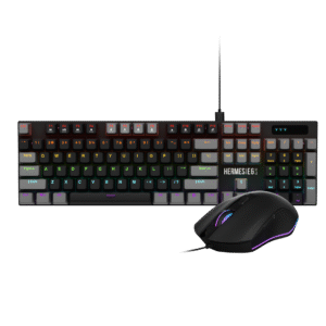 GAMDIAS HERMES E6 Elite Wired Gaming Keyboard & Mouse | High-Performance RGB Combo