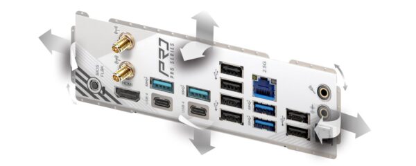 ASRock X870 PRO RS WiFi | AMD AM5 ATX Motherboard with DDR5, PCIe 5.0, M.2 NVMe & WiFi - Image 3