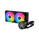 Xigmatek LK 240 Digital AIO Liquid Cooler | 240mm Radiator, LCD Pump Head, PWM Fans & ARGB Controller