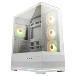 MSI MAG PANO 110R PZ WHITE | Mid-Tower Gaming Case with Tempered Glass & ARGB Lighting