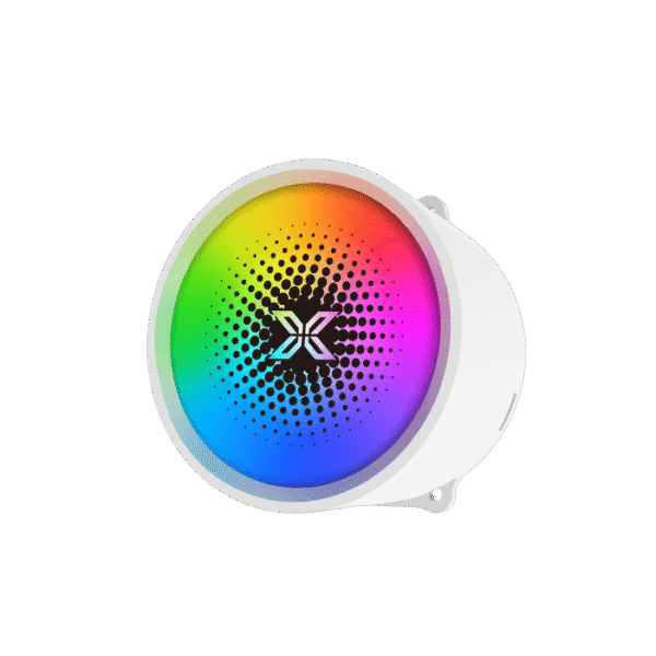 Xigmatek Liquid Killer X Arctic 360 AIO Liquid Cooler | White, ARGB Pump Head, 3×120mm ARGB Fans & Plastic Steel Backpanel - Image 5